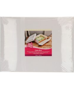 FunCakes Taardoos Wit 60x50x15 cm pk/1