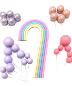 Regenboog XL Taart Decoratieset