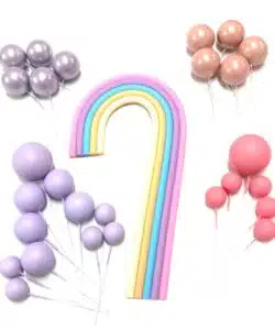 Regenboog XL Taart Decoratieset