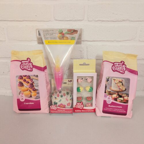 Tropical cupcakes pakket