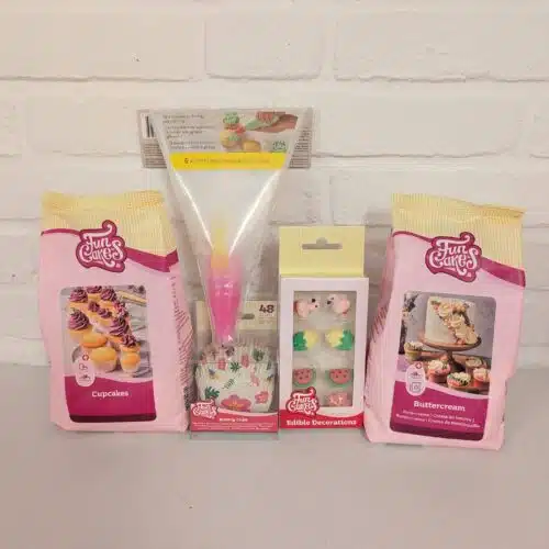 Tropical cupcakes pakket