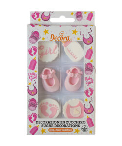 Decora Suikerdecoraties It's a Girl 6 stuks