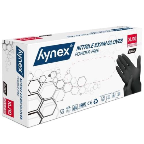 Nitril handschoenen (wegwerp) zwart 100st. - maat xl