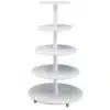 Taart standaard etagere plastic 5 lagen bij cake, bake & love 1