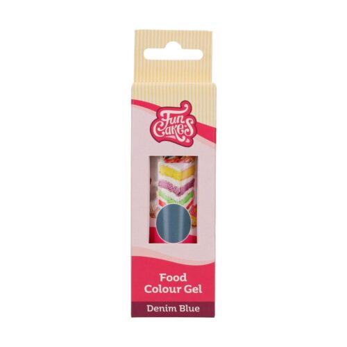 Funcakes food colour gel denim blue 30 g - afbeelding 2
