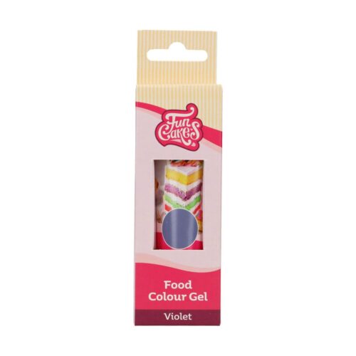 Funcakes food colour gel violet 30 g