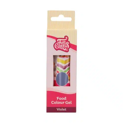 Funcakes food colour gel violet 30 g