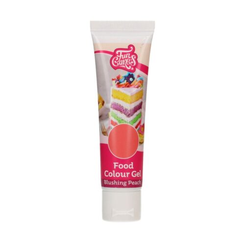 Funcakes food colour gel blushing peach 30 g - afbeelding 2