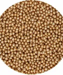 Alternative view of FunCakes Sugar Pearls Small Vintage Gold 80 g