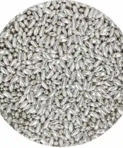 Alternative view of FunCakes Sugar Rice Metallic Silver 80 g