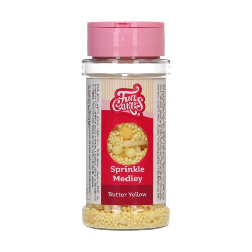 Funcakes sprinkle medley butter yellow 70 g