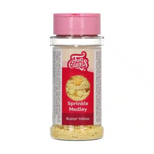 Funcakes sprinkle medley butter yellow 70 g