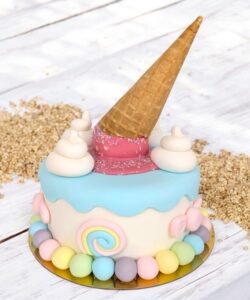 Ouder & Kind Les Mini Taartje Gesmolten Ijsje Pastel  - zaterdag 9 augustus 14:00
