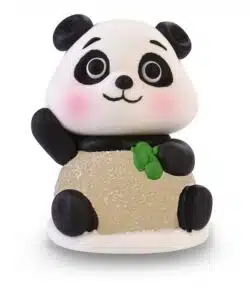 Suikerdecoratie Panda met bamboe