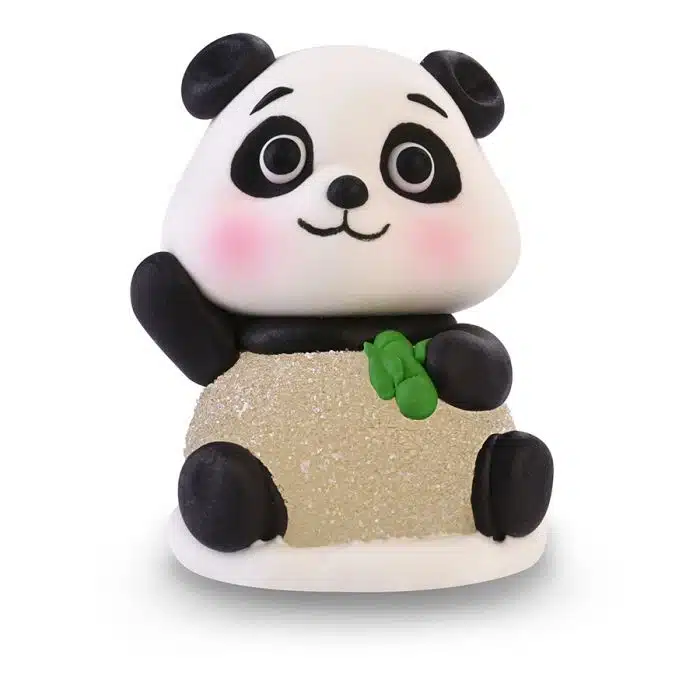 Suikerdecoratie panda met bamboe bij cake, bake & love 5 Suikerdecoratie panda met bamboe