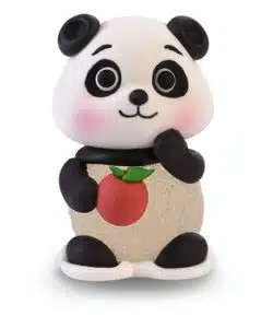 Suikerdecoratie Panda met appel