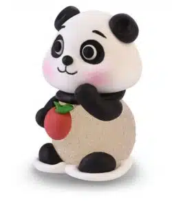 Alternative view of Suikerdecoratie Panda met appel