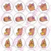 Eetbare cupcakeprint capibara 2 - 24 cupcake rondjes bij cake, bake & love 4 Eetbare cupcakeprint capibara 2 - 24 cupcake rondjes bij cake, bake & love 3