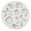 Siliconen mal zeesterren en schelpen bij cake, bake & love 2 Siliconen mal zeesterren en schelpen bij cake, bake & love 1