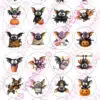 Eetbare cupcakeprint halloween cute bats - 24 cupcake rondjes bij cake, bake & love 1