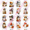 Eetbare cupcakeprint funny ghosts - 24 cupcake rondjes bij cake, bake & love 1