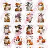Eetbare cupcakeprint funny ghosts - 24 cupcake rondjes bij cake, bake & love 1