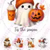 Eetbare taartprint halloween tis the season - 18 cm rond rond + 8 cupcake rondjes bij cake, bake & love 1