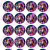 Eetbare cupcakeprint kpop demon hunters- 24 cupcake rondjes bij cake, bake & love 3
