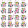 Eetbare cupcakeprint labubu - 24 cupcake rondjes bij cake, bake & love 3
