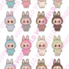 Eetbare cupcakeprint labubu losse poppetjes - 16 poppetjes bij cake, bake & love 3