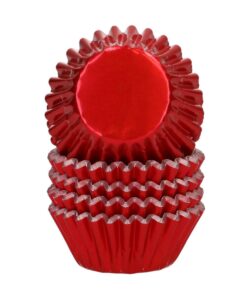 Alternative view of Wilton Mini Metallic Baking Cups Rood set/160