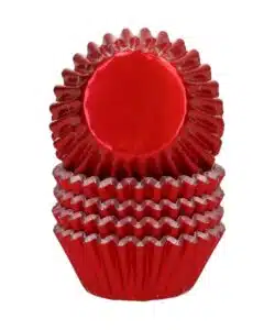 Alternative view of Wilton Mini Metallic Baking Cups Rood set/160
