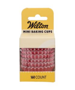 Wilton Mini Metallic Baking Cups Rosé Goud set/160