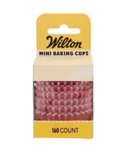 Wilton Mini Metallic Baking Cups Rosé Goud set/160