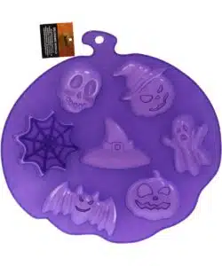 Wilton Siliconen Mould Geest/Heksenhoed/ Vleermuis/Pompoen/ Doodskop/Spinnenweb