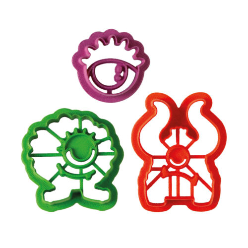 Koekjesuitsteker set monsters set/3 - afbeelding 3