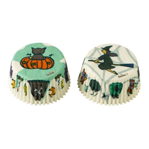 Baking cups halloween cat & witch 36 stuks - afbeelding 2