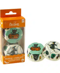 Baking Cups Halloween Cat & Witch 36 stuks