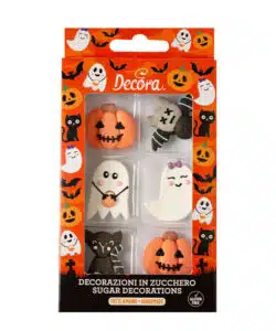 Suikerdecoraties Mr & Mrs Ghost pk/6