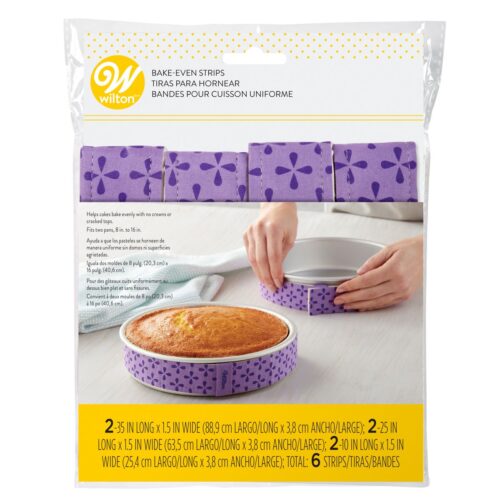 Wilton bake-even strip set/6