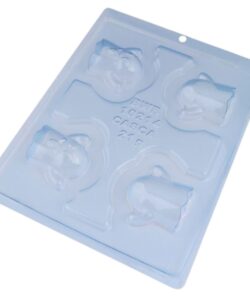 BWB Chocolate Mould 3 delig Mini Spookje