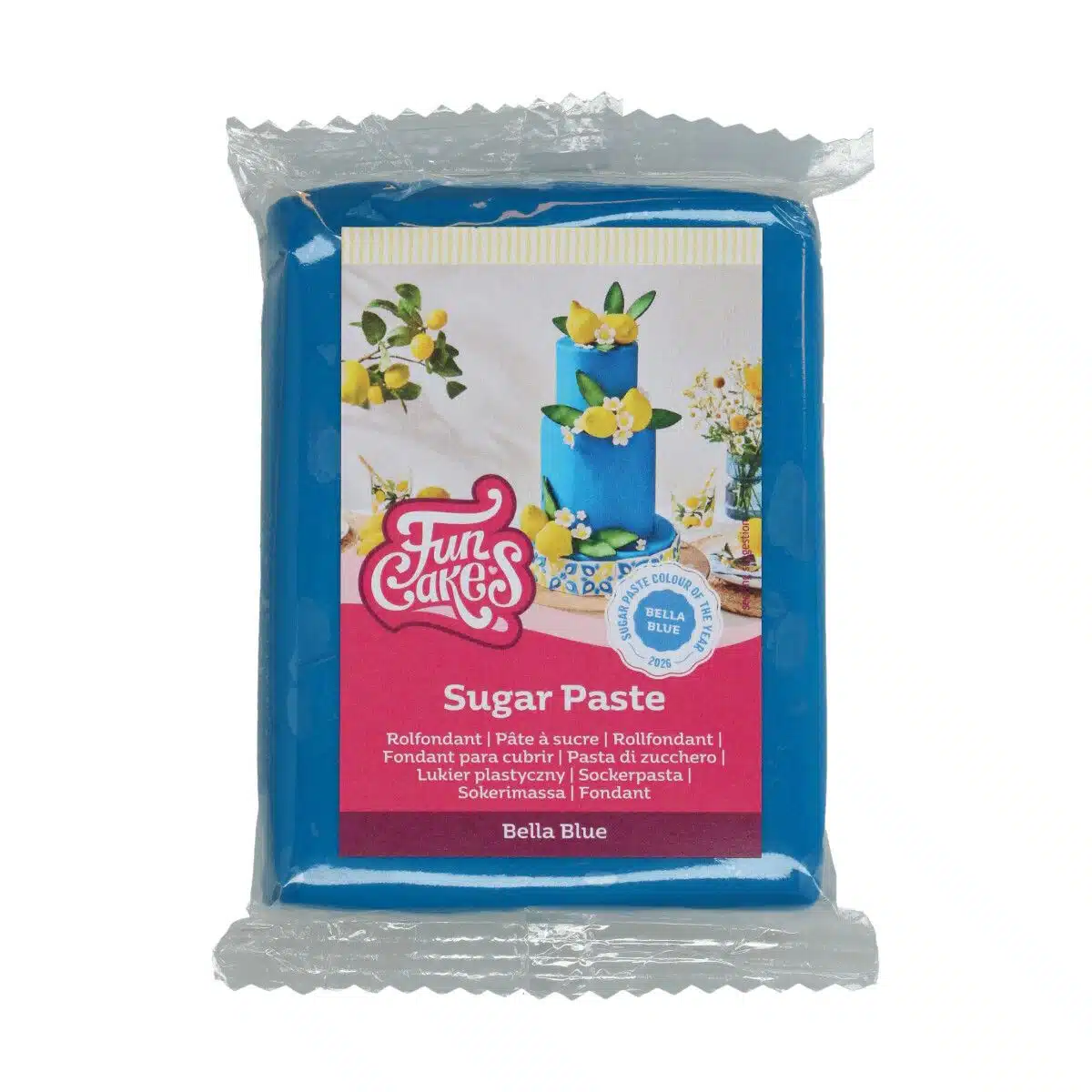 Funcakes rolfondant bella blue 250 g bij cake, bake & love 5 Funcakes rolfondant bella blue 250 g