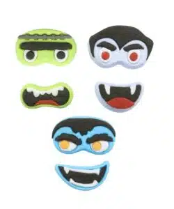 Alternative view of PME Halloween Monster Faces Suikerdecoraties pk/12