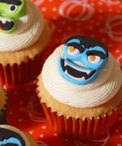 Pme halloween monster faces suikerdecoraties pk/12 bij cake, bake & love 13