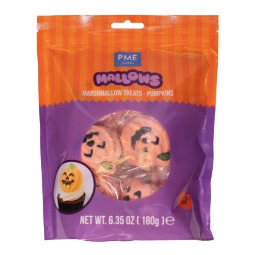 Pme halloween marshmallow pumpkins pk/12