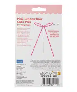 Alternative view of PME Lintstrik Taarttoppers roze pk/8