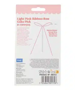 Alternative view of PME Lintstrik Taarttoppers Lichtroze pk/8
