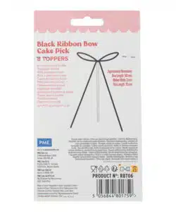 Alternative view of PME Lintstrik Taarttoppers Zwart pk/8