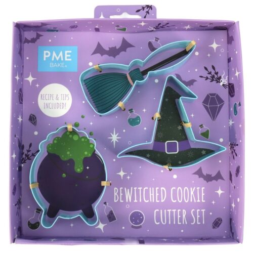 Pme halloween heksen koekjesuitsteker set van 3