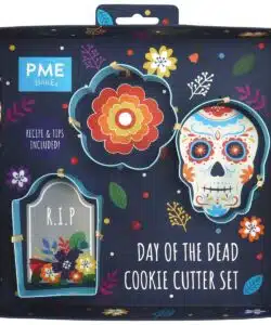 PME Halloween Dia de Los Muertos Koekjesuitsteker set van 3